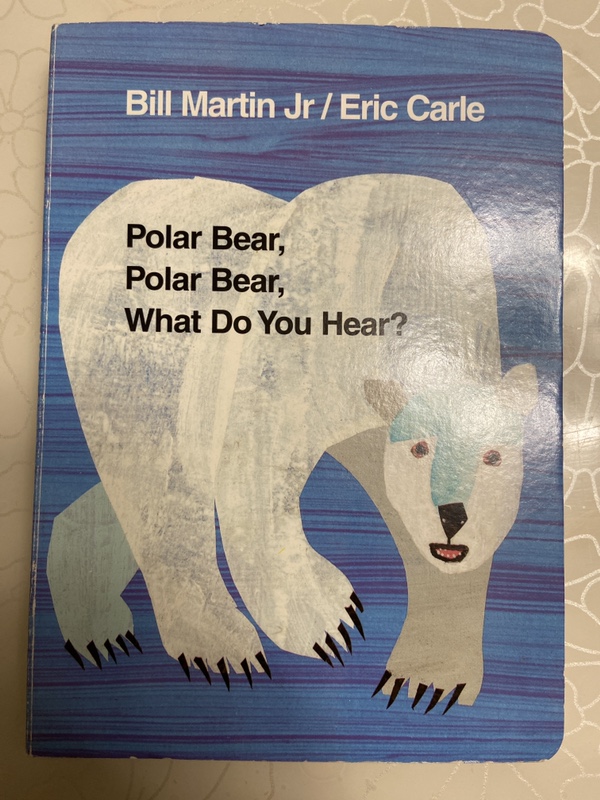 Polar bear, polar bear, what do you hear?